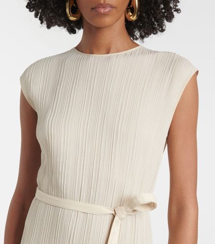 Vestido midi Garnier de jacquard plisado - Joseph - Modalova