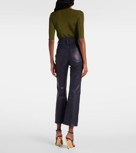 Reboot Crop leather bootcut pants - Frame - Modalova