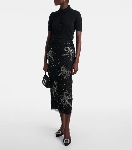 Polo in misto seta e cotone - Carolina Herrera - Modalova
