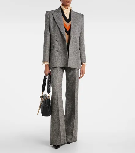 Double-breasted wool-blend blazer - Valentino Garavani - Modalova