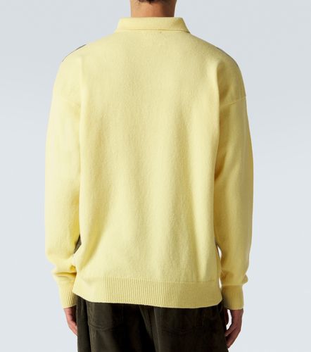 Argyle wool polo sweater - JW Anderson - Modalova
