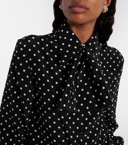 Valentino Camicia in seta a pois - Valentino - Modalova