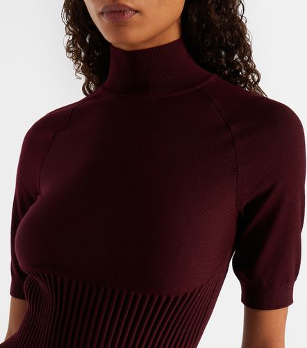 Alaia Ribbed-knit wool-blend top - Alaia - Modalova
