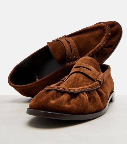 Le Loafer suede penny loafers - Saint Laurent - Modalova