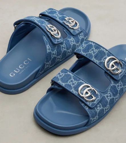 Gucci GG denim sandals - Gucci - Modalova
