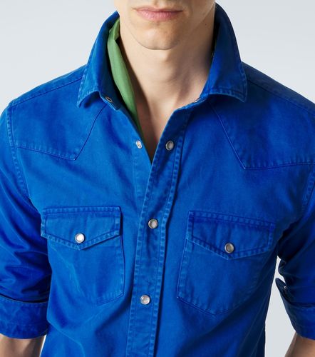 Camisa Western de sarga de algodón - Tom Ford - Modalova