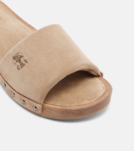 Brunello Cucinelli Sandali in suede - Brunello Cucinelli - Modalova