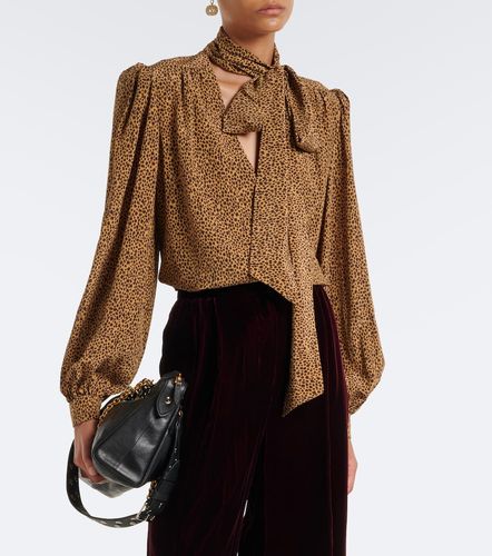 Valentino Leopard print silk blouse - Valentino - Modalova