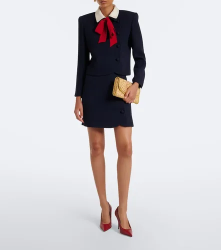 Chaqueta de lana virgen con lazada - Valentino Garavani - Modalova