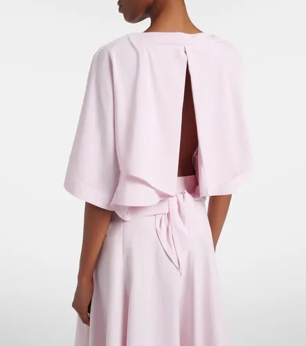 Moisson oversized open-back jersey T-shirt - Jacquemus - Modalova