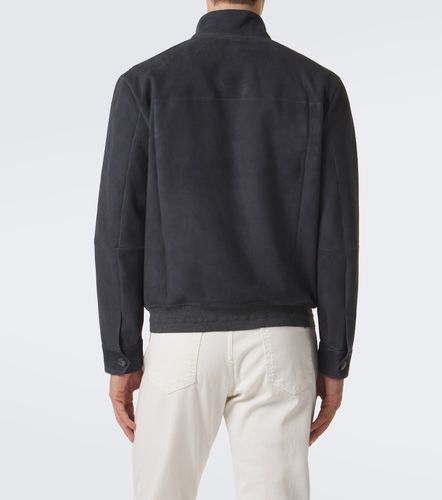 Canali Suede bomber jacket - Canali - Modalova