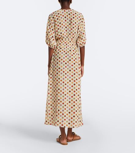 Unexpected polka-dot silk kaftan - Eres - Modalova