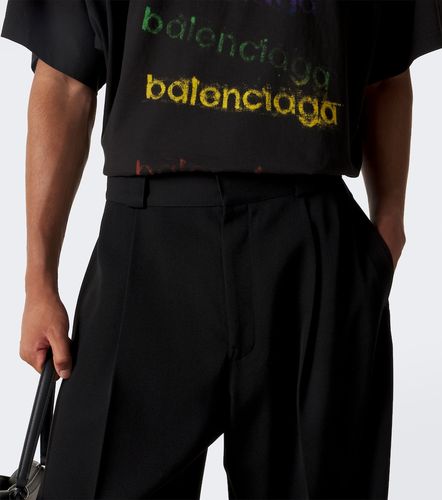 Wool twill barrel-leg pants - Balenciaga - Modalova