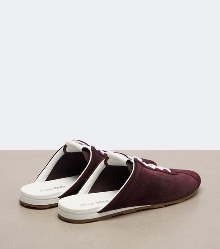 Miu Miu Plume suede mules - Miu Miu - Modalova