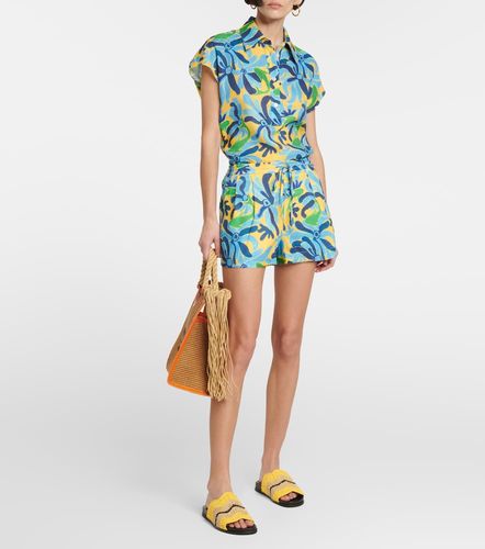 Marni Printed linen-blend shorts - Marni - Modalova