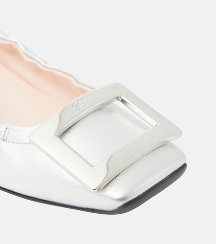 Viv' Pockette metallic leather ballet flats - Roger Vivier - Modalova