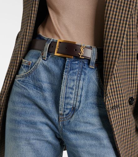Cassandre 30mm leather belt - Saint Laurent - Modalova