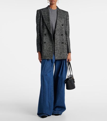 Double-breasted wool-blend jacket - Dolce&Gabbana - Modalova