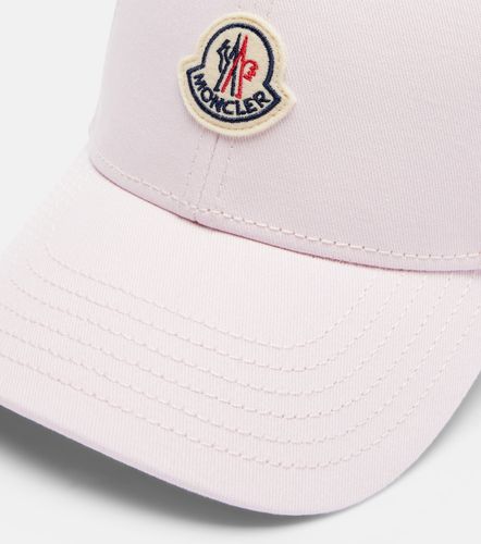 Gorra de gabardina de algodón con logo - Moncler - Modalova