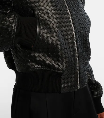 Intrecciato leather jacket - Bottega Veneta - Modalova