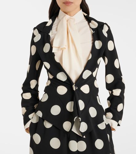 Polka-dot georgette blazer - Junya Watanabe - Modalova