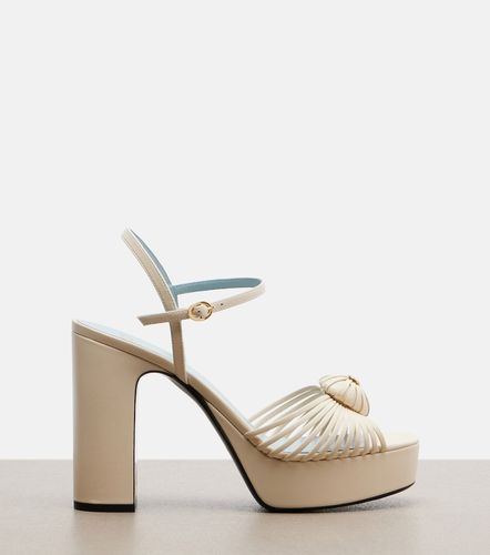Sandalias con plataforma Cœur Royal de piel - Valentino Garavani - Modalova
