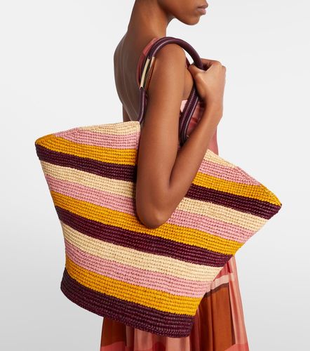 Goldentime Large raffia tote bag - Zimmermann - Modalova