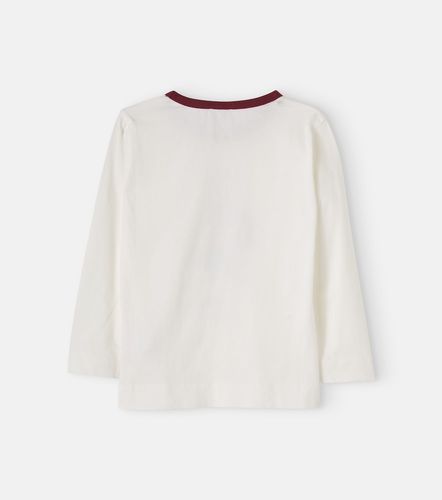 X Maison Kitsuné camiseta de jersey de algodón estampada - Bonpoint - Modalova