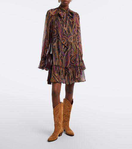 Etro Abito corto in seta - Etro - Modalova