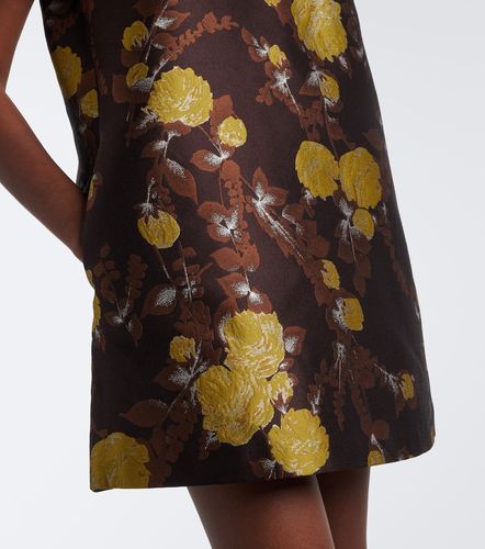 Abito corto Devon in jacquard floreale - La DoubleJ - Modalova