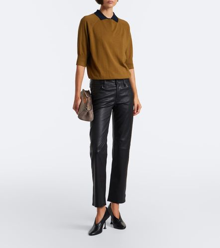 Frame Cigarette leather slim pants - Frame - Modalova