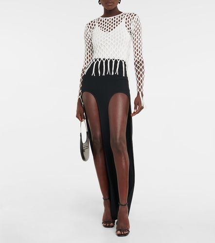 Dion Lee Top de rejilla con flecos - Dion Lee - Modalova