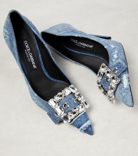 Embellished denim pumps - Dolce&Gabbana - Modalova