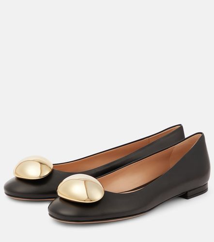 Sphera leather ballet flats - Gianvito Rossi - Modalova