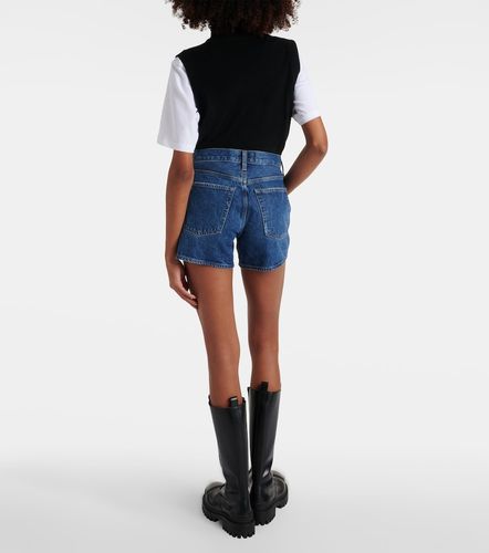 Parker Long high-rise denim shorts - Agolde - Modalova