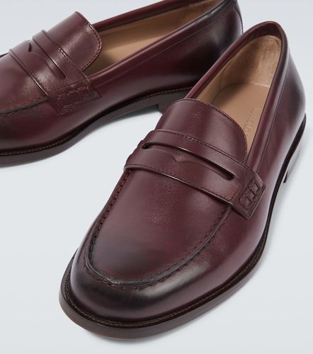 Perry leather penny loafers - Manolo Blahnik - Modalova