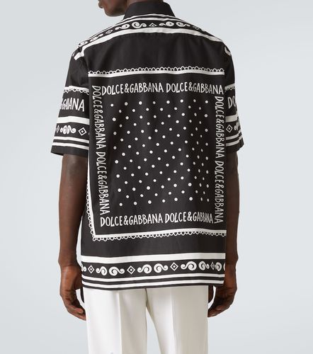 Camicia Bandana in cotone - Dolce&Gabbana - Modalova