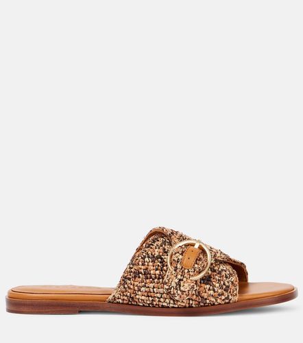 Clergerie Irme raffia slides - Clergerie - Modalova
