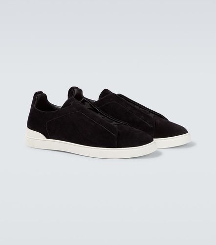 Zegna Triple Stitch suede sneakers - Zegna - Modalova