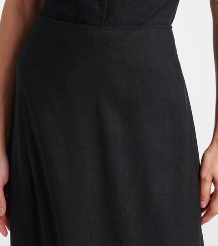 Top Serano in misto lino con cut-out - Rixo - Modalova