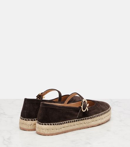 Espadrillas Mary Jane in suede - Gianvito Rossi - Modalova