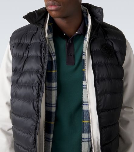 Polo de piqué de algodón bordado - Moncler - Modalova