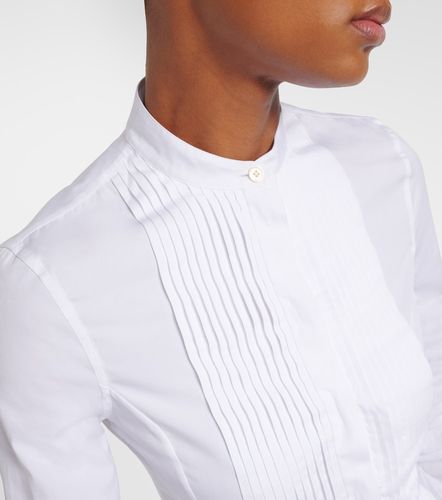 Camisa de popelín de algodón con peplum - McQueen - Modalova