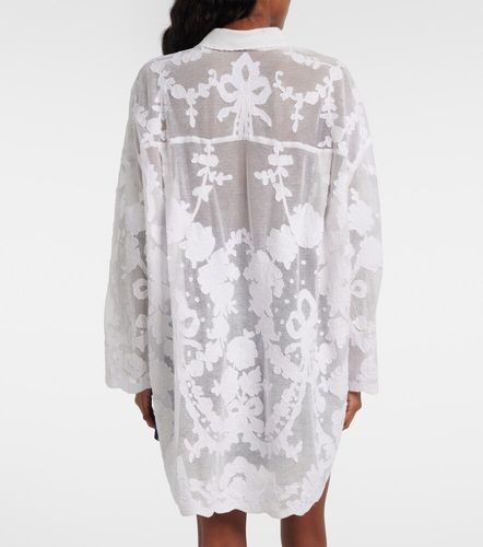 Camicia in cotone con ricamo - Juliet Dunn - Modalova