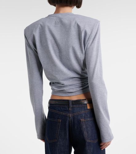 Top cropped de jersey de algodón - Magda Butrym - Modalova