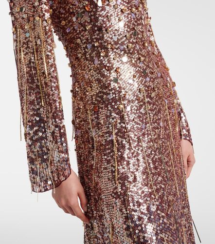 Abito lungo Phara con paillettes - Jenny Packham - Modalova