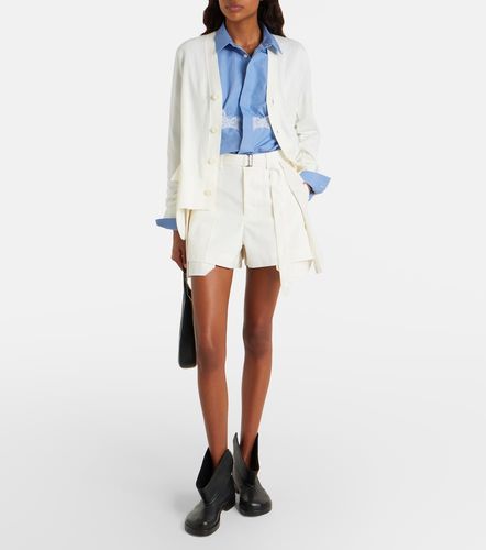 Sacai Shorts de denim con paneles - Sacai - Modalova