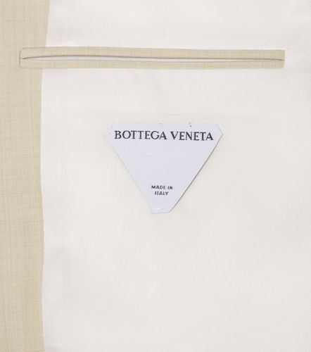 Chaqueta de traje de gabardina de lana y algodón - Bottega Veneta - Modalova