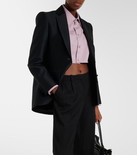 Balenciaga Wool and silk blazer - Balenciaga - Modalova
