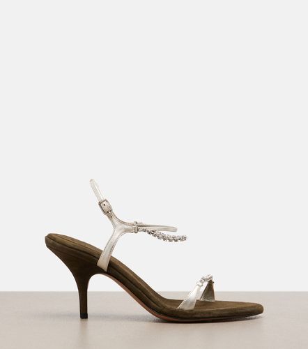 Zia embellished metallic leather sandals - Chloe - Modalova